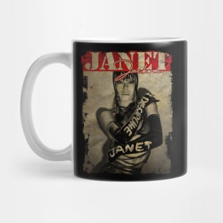 TEXTURE ART- JANET JACKSON 70S 3 Mug